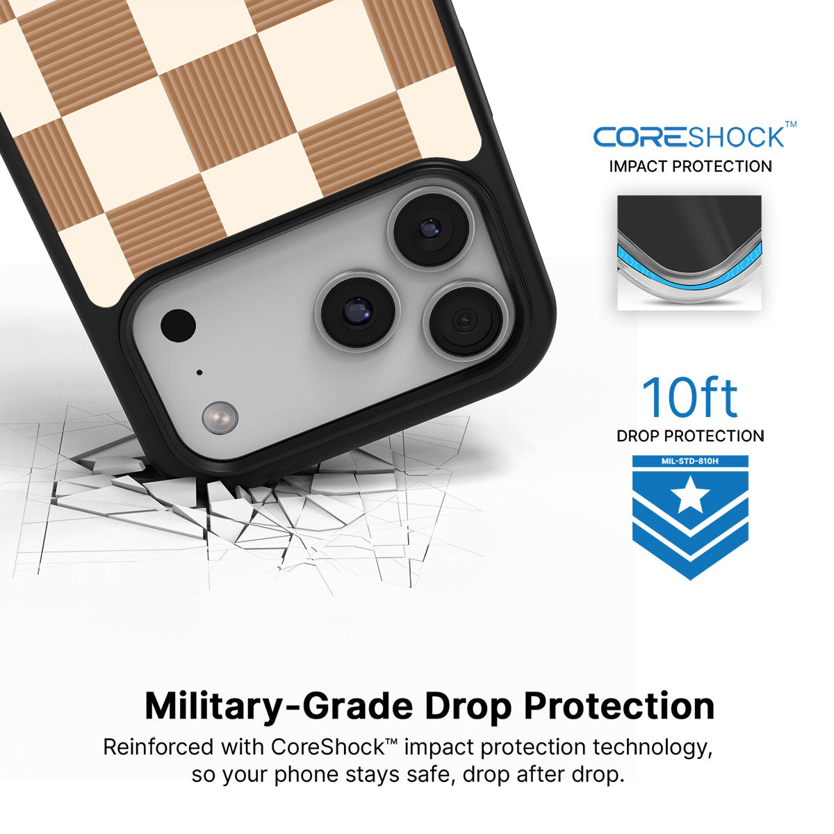 Vintage Mocha - iPhone 17 Pro Max Case #case type_core (magsafe), #case type_core (non magsafe)