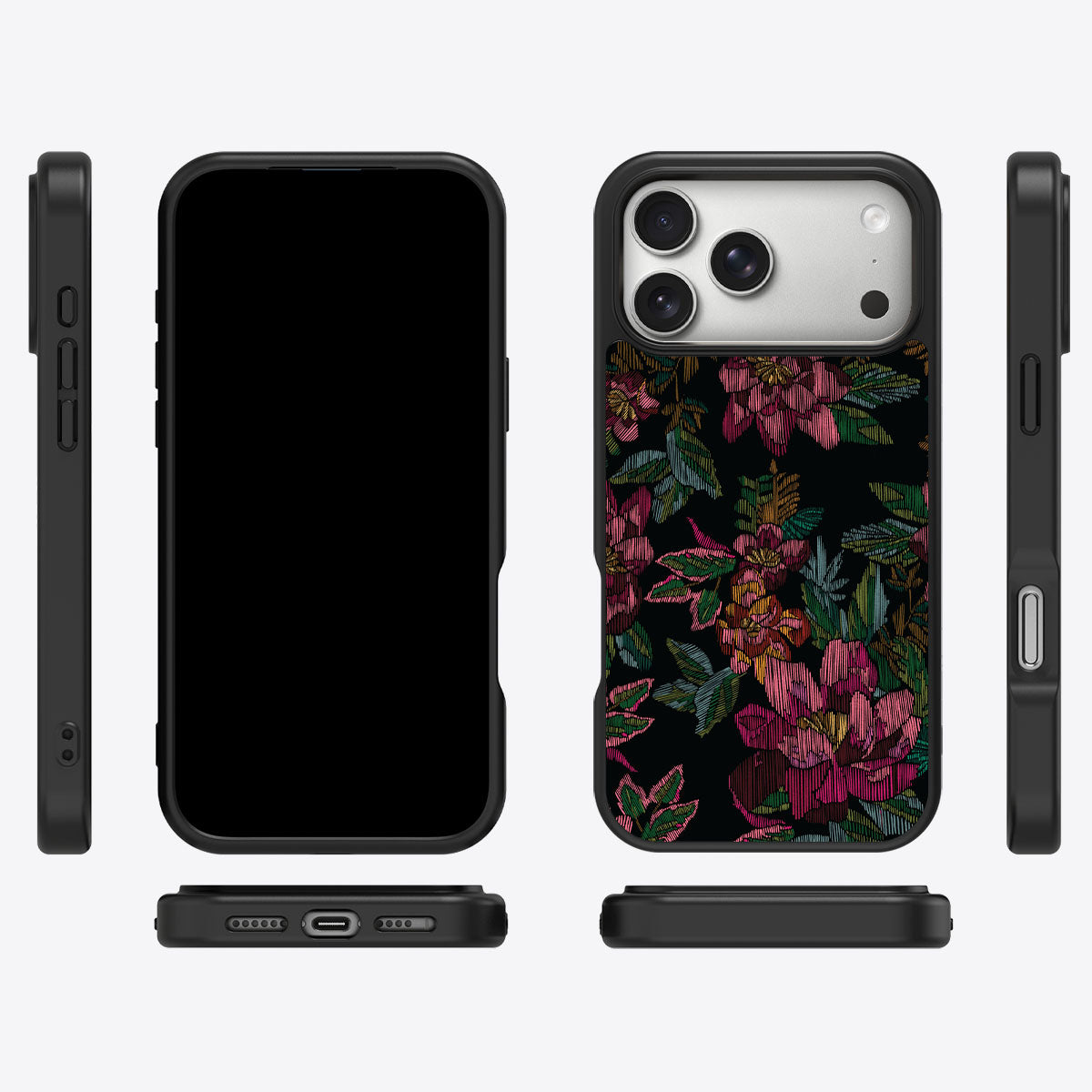 Woven Blooms - iPhone 17 Pro Max Case #case type_core (magsafe), #case type_core (non magsafe)