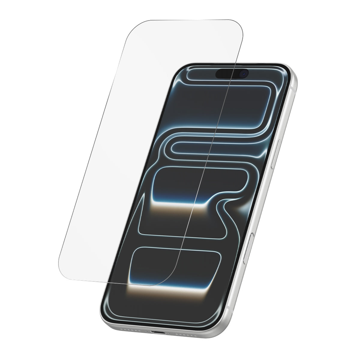 iPhone 18 Pro screen protector – clear strengthened glass with 2.5D curved edges, pack of 2
