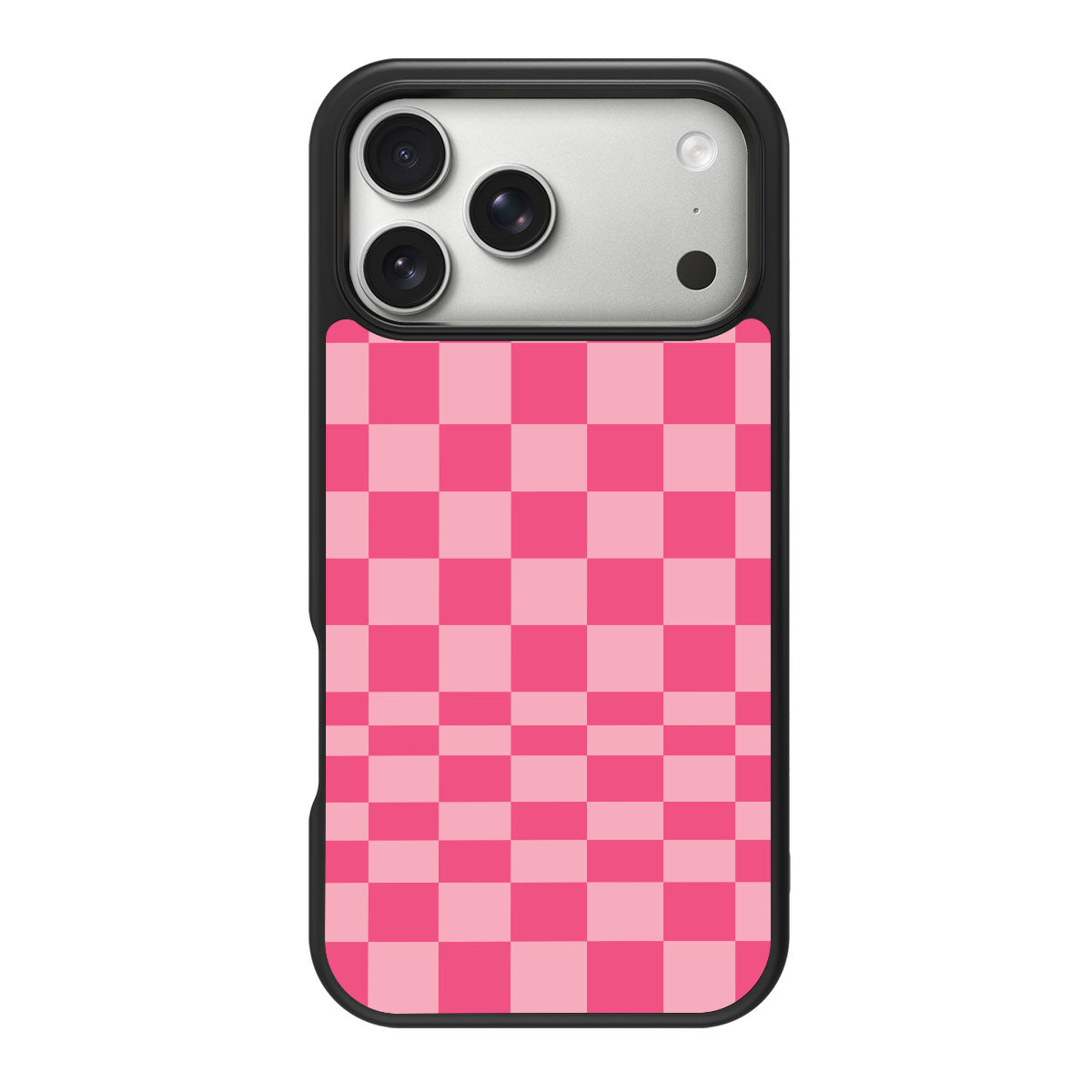 Candy Check design back view – iPhone 18 Pro case
