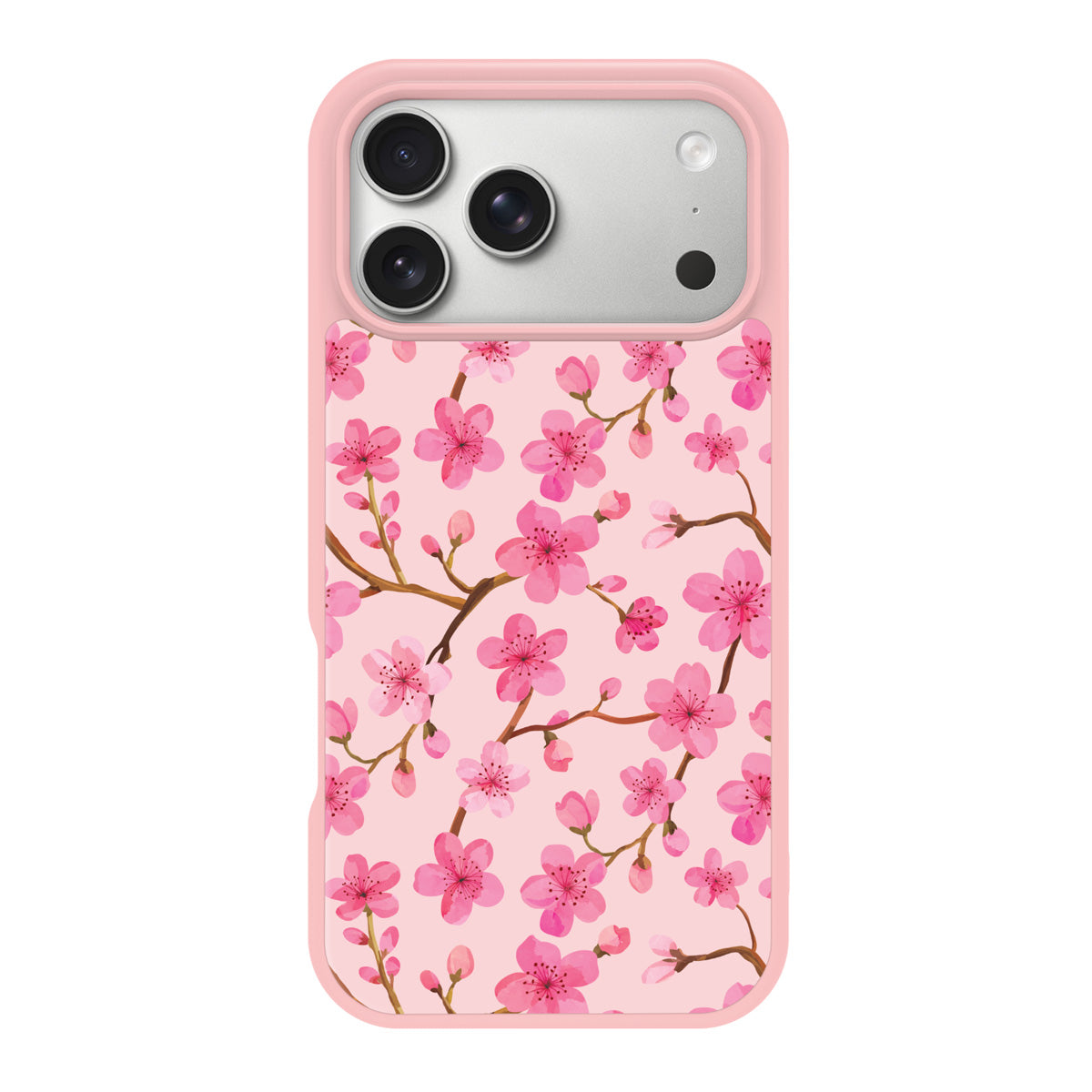 Cherry Blossom design back view – iPhone 18 Pro case
