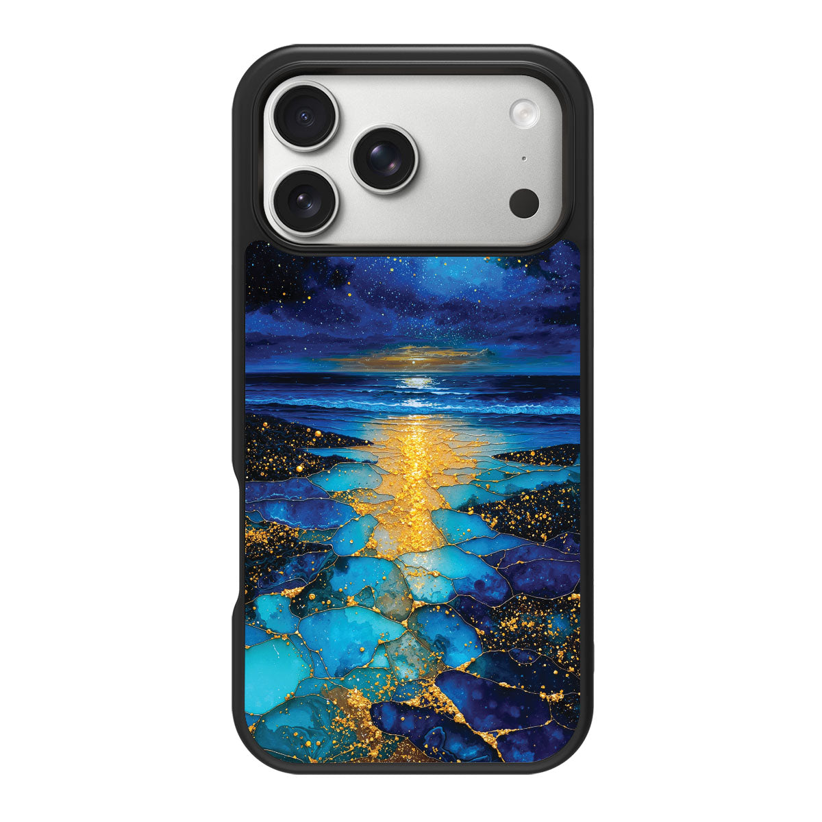 Ocean Designer iPhone 18 Pro Case – Cosmic Seascape | MagSafe
