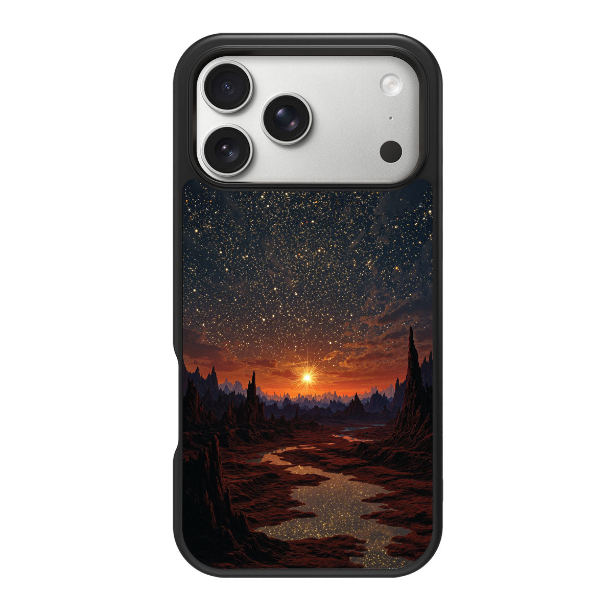 Orange Sunset Designer iPhone 18 Pro Case – Desert Dusk | MagSafe