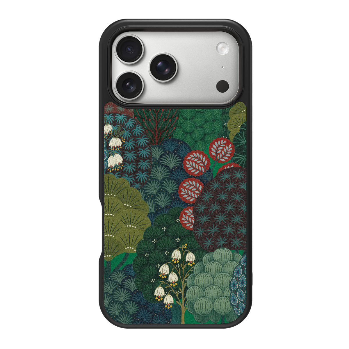 Flourishing Forests design back view – iPhone 18 Pro case