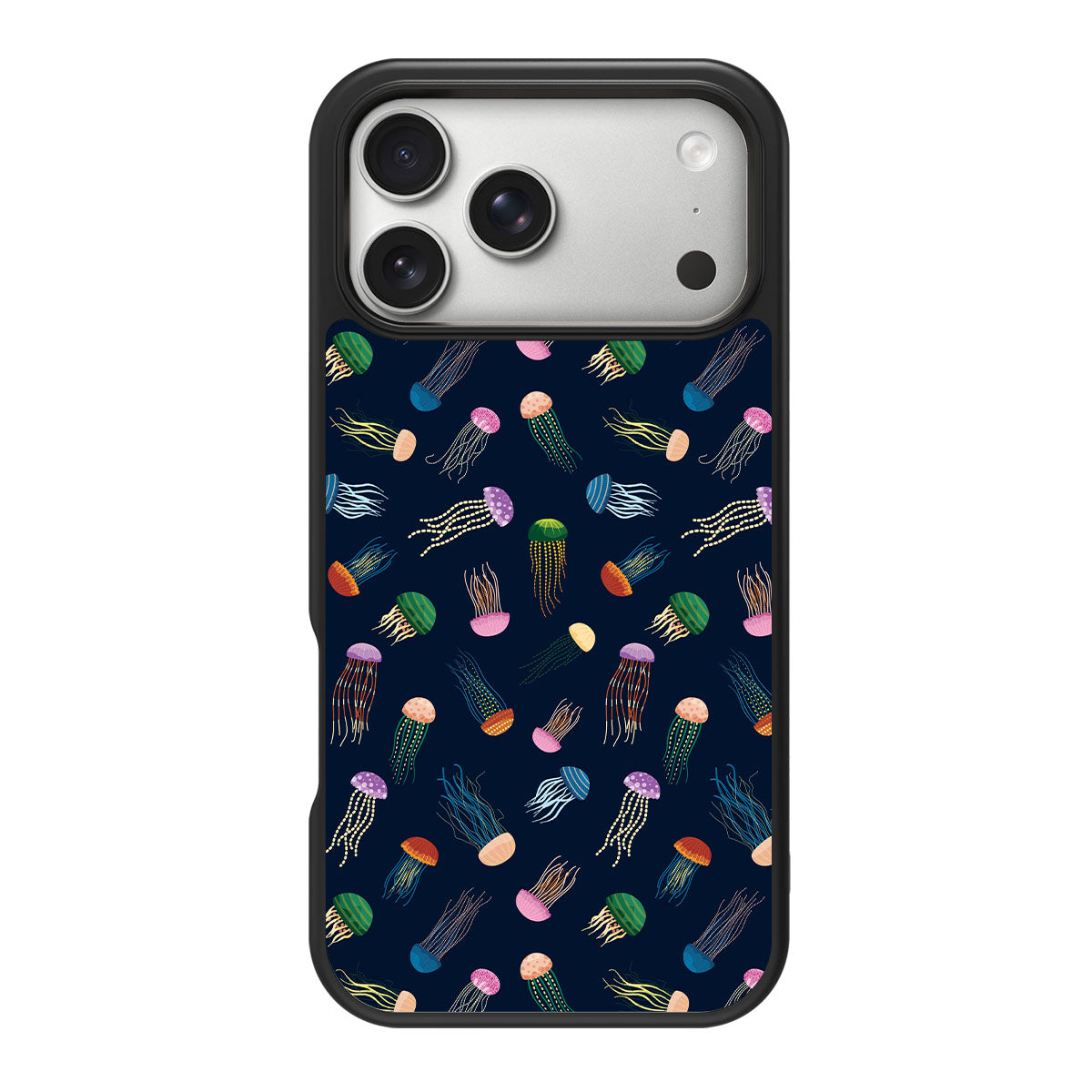 Jellyfish design back view – iPhone 18 Pro case