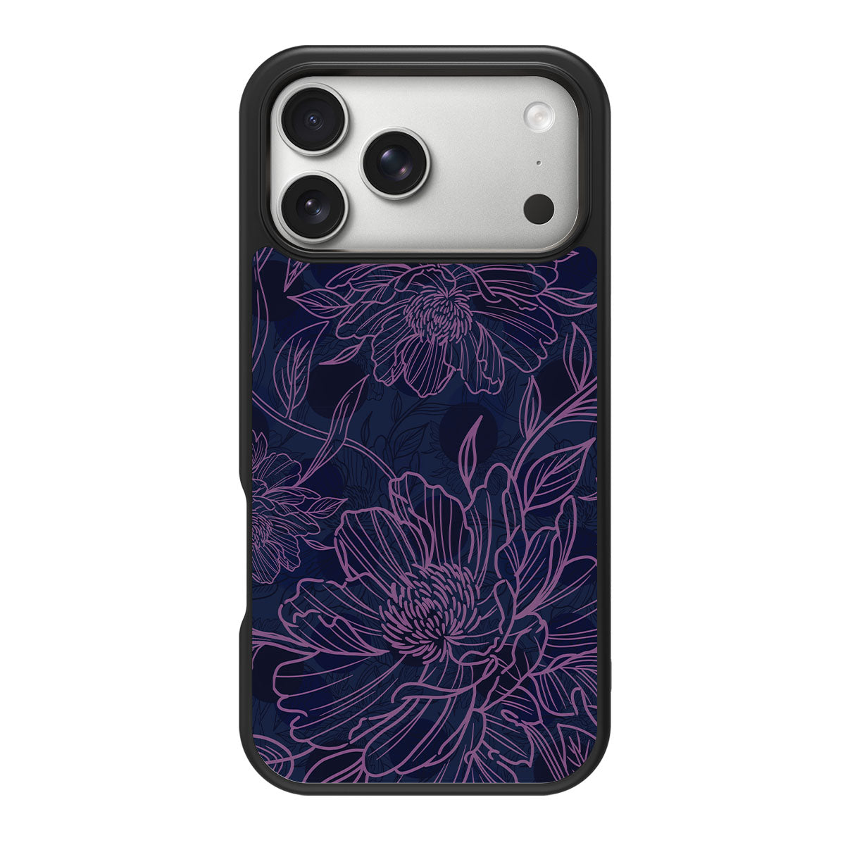 Luminous Blooms design back view – iPhone 18 Pro case