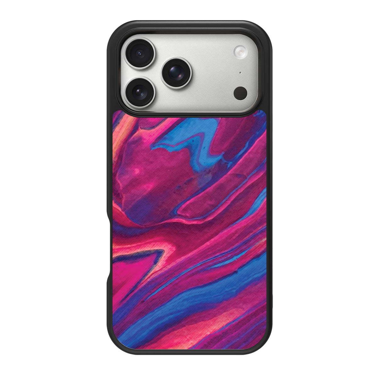 Luminous Lava design back view – iPhone 18 Pro case