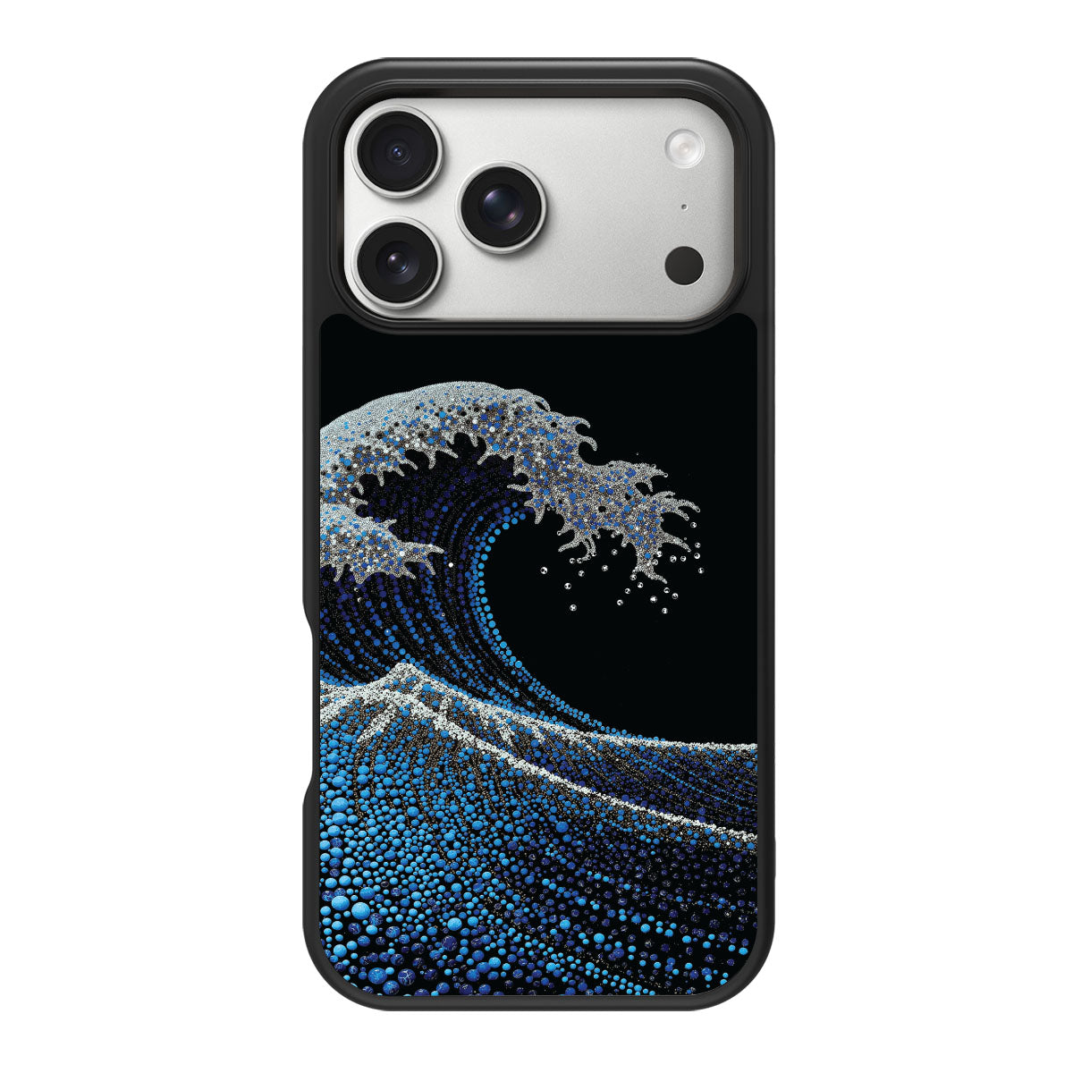 Japanese Designer iPhone 18 Pro Case – Midnight Tide | MagSafe