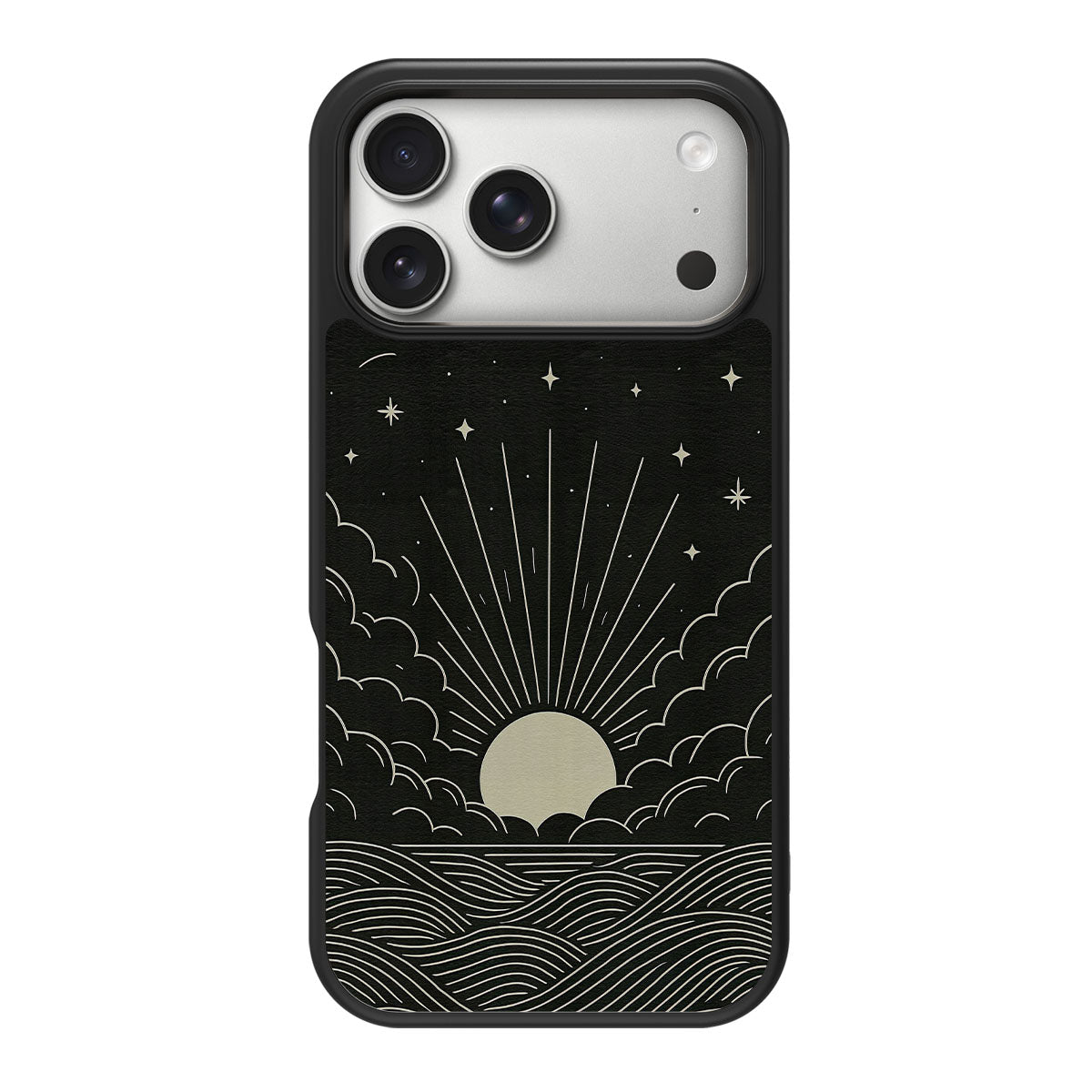 Moon Energy design back view – iPhone 18 Pro case