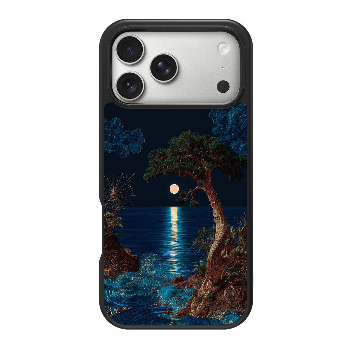 Quiet Moon design back view – iPhone 18 Pro case