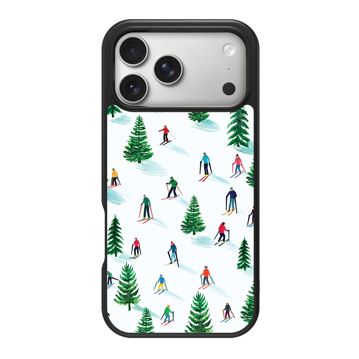 Ski Club design back view – iPhone 18 Pro case
