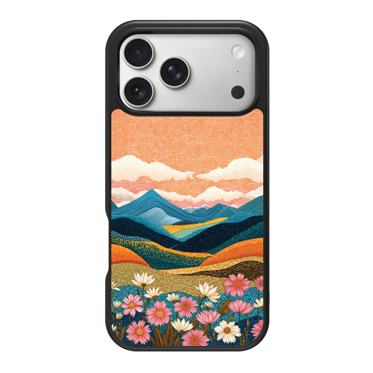 Sunset Designer iPhone 18 Pro Case – Soft Horizon | MagSafe