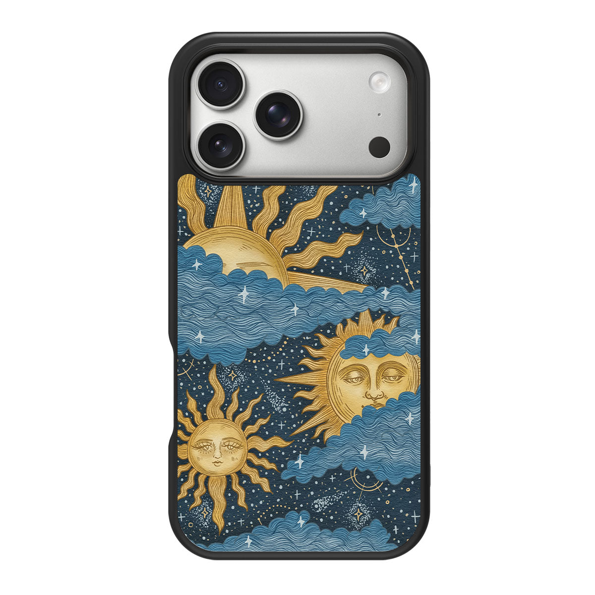 Solar Play design back view – iPhone 18 Pro case