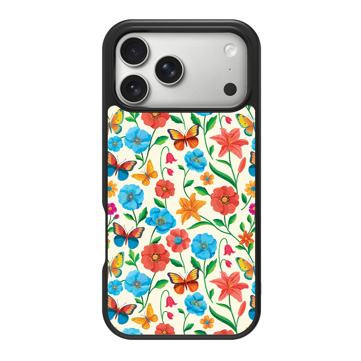 Spring Garden design back view – iPhone 18 Pro case