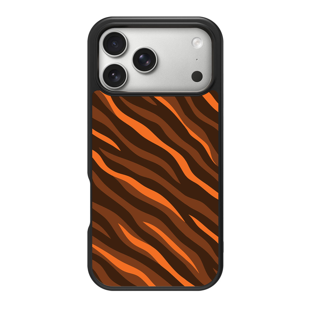 Tiger Trace design back view – iPhone 18 Pro case