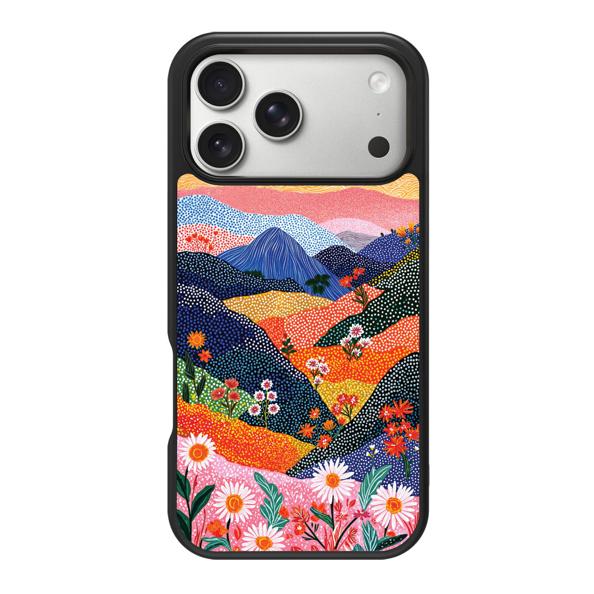 Scenic Designer iPhone 18 Pro Case – Wildflower Valley | MagSafe