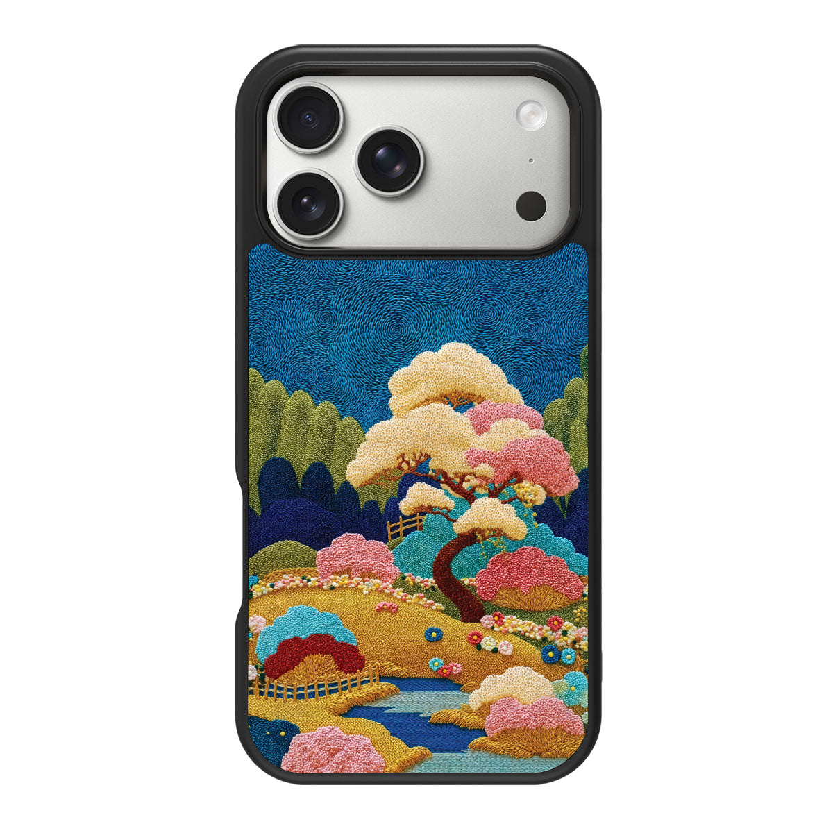 Japanese Art Designer iPhone 18 Pro Case – Zen Garden | MagSafe