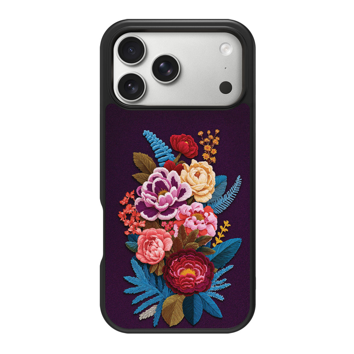 Floral Designer iPhone 18 Pro Max Case – Baroque Bloom | MagSafe