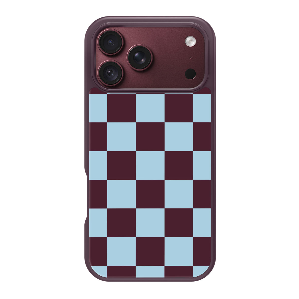 Cabernet Tile design back view – iPhone 18 Pro Max case