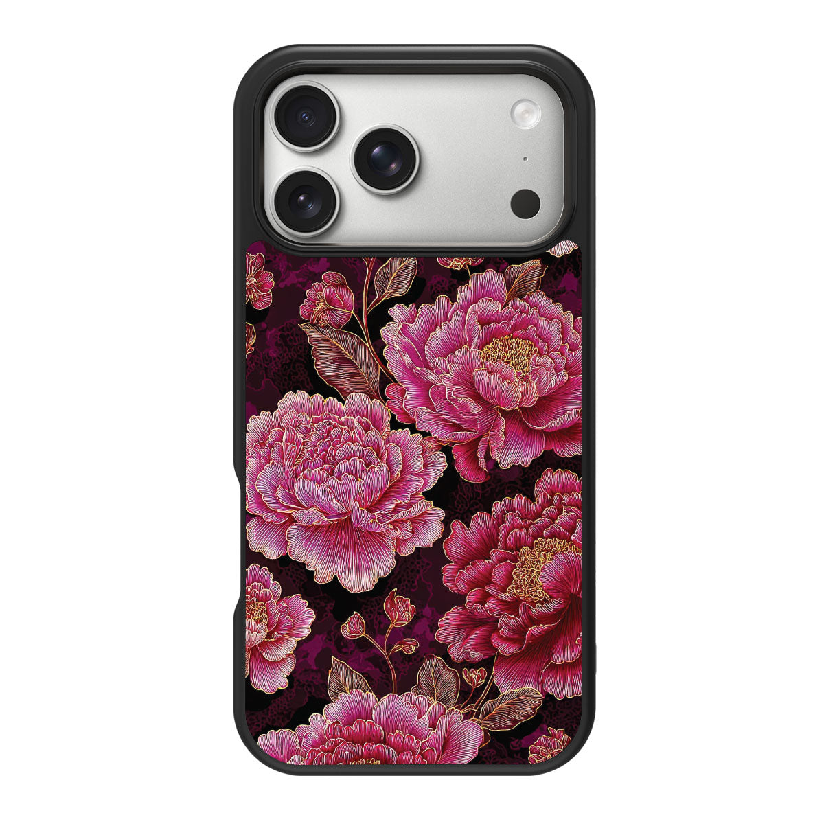Floral Opulence design back view – iPhone 18 Pro Max case