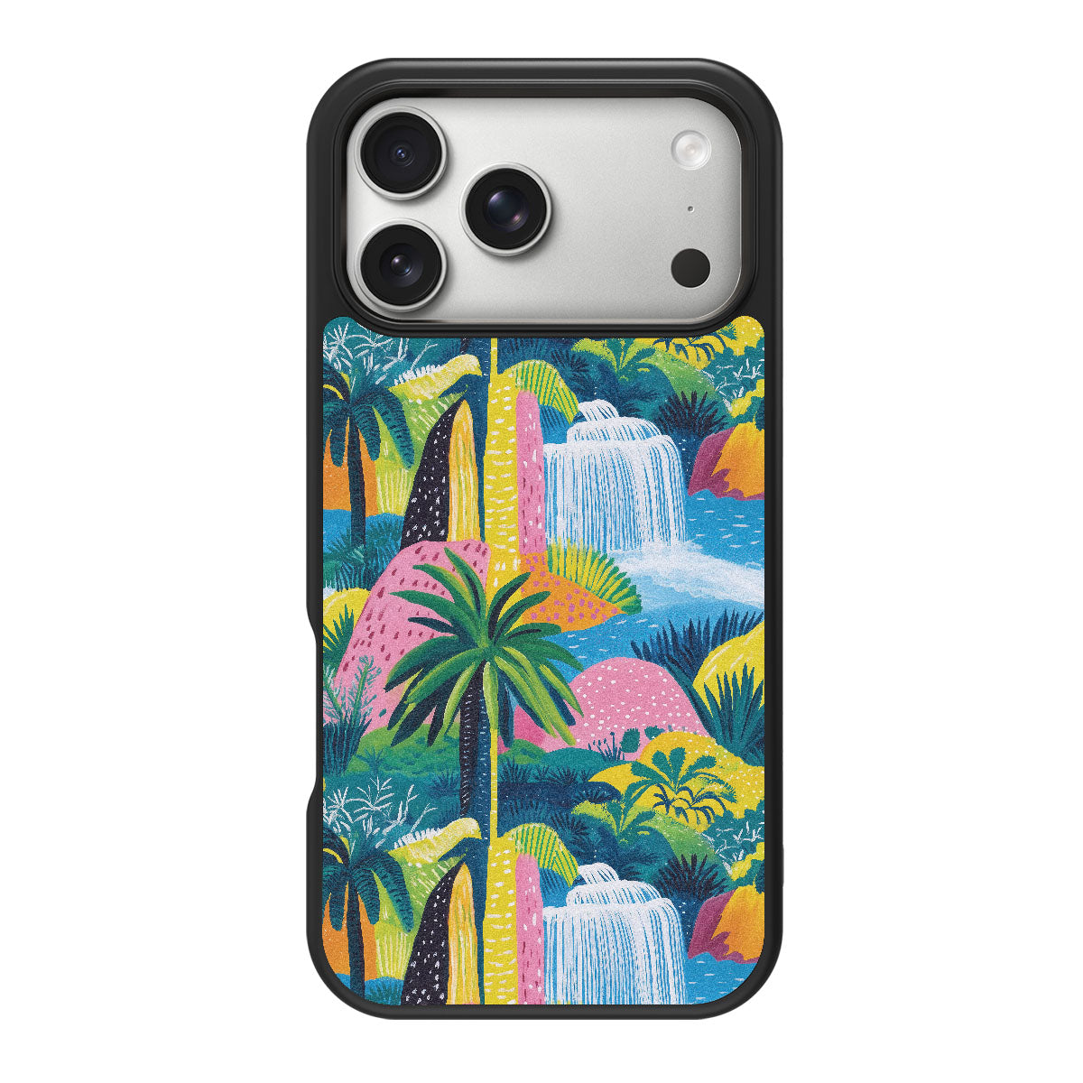 Lively Amazon design back view – iPhone 18 Pro Max case