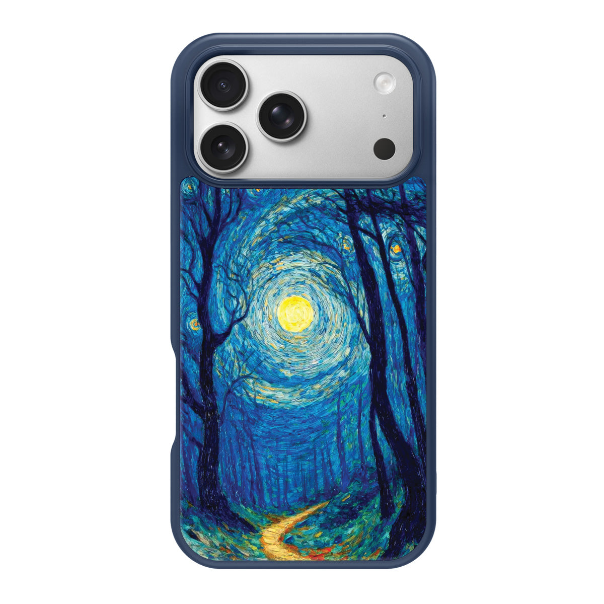 Moonlit Forest design back view – iPhone 18 Pro Max case