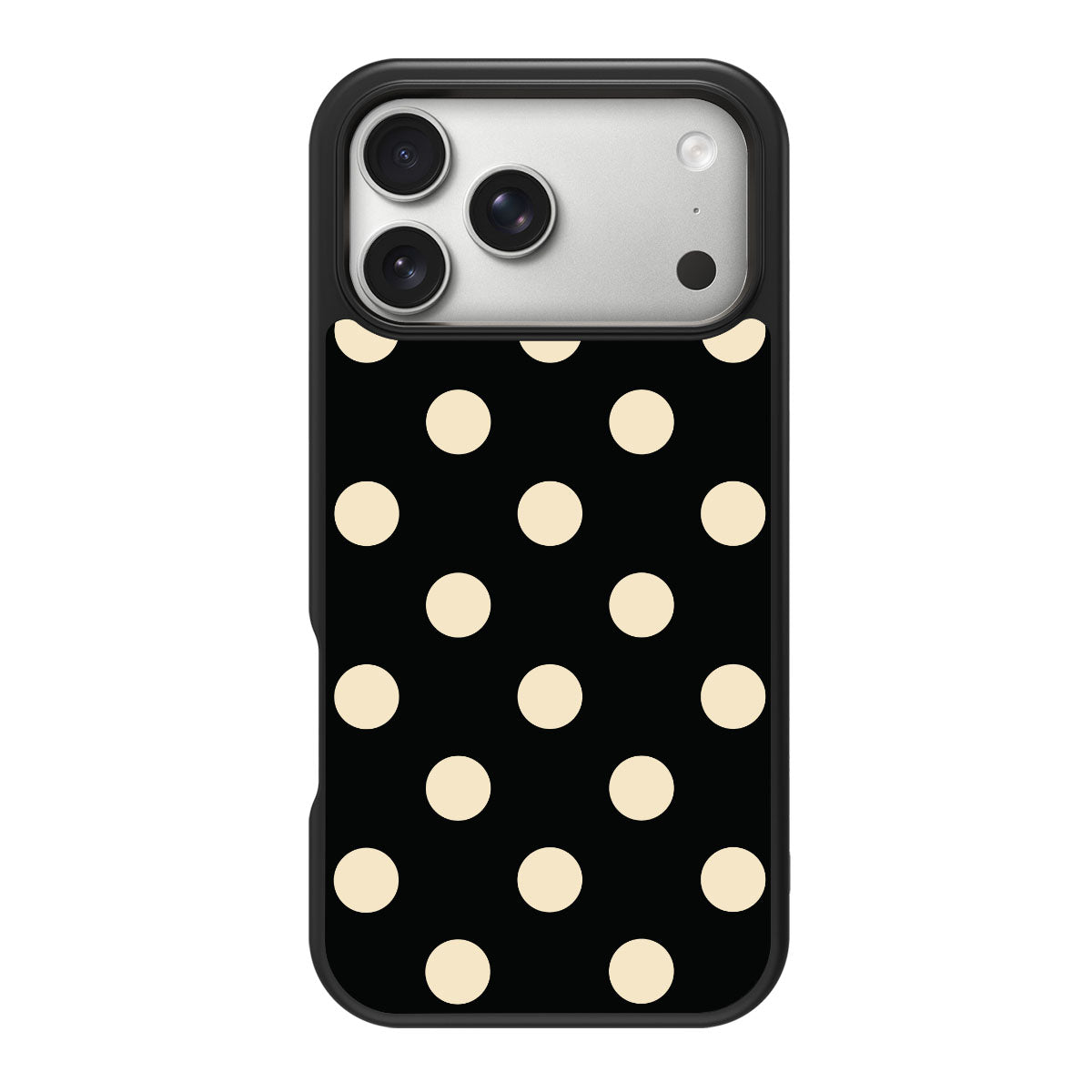 Noir Cream design back view – iPhone 18 Pro Max case