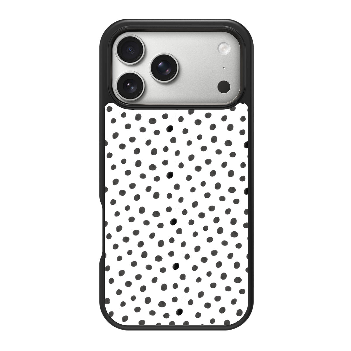 Polka Play design back view – iPhone 18 Pro Max case