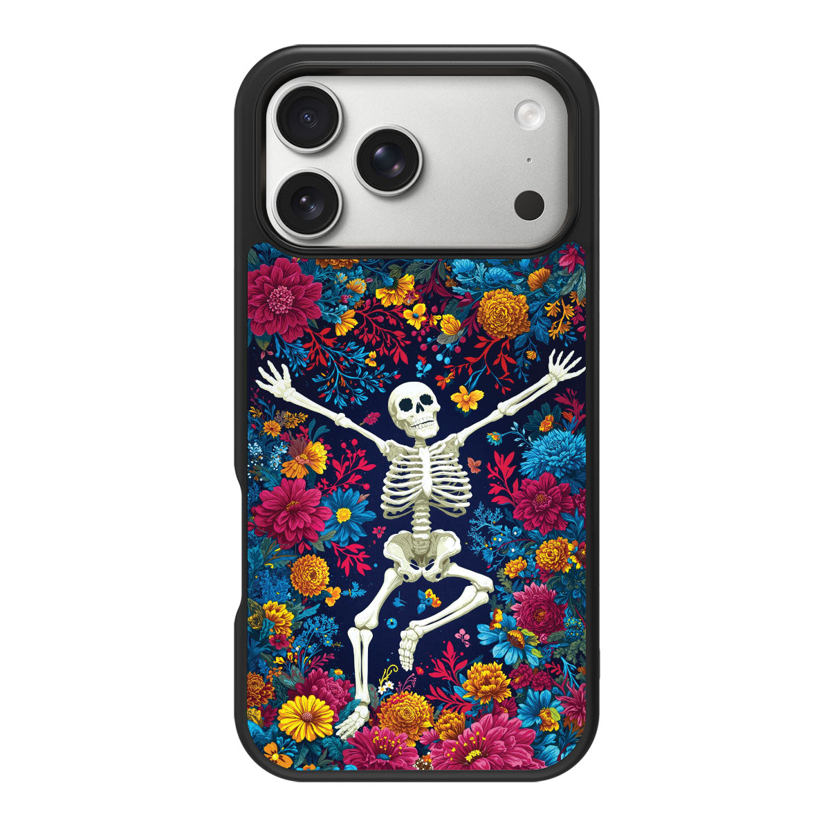 Floral Designer iPhone 18 Pro Max Case – Skeleton Garden | MagSafe