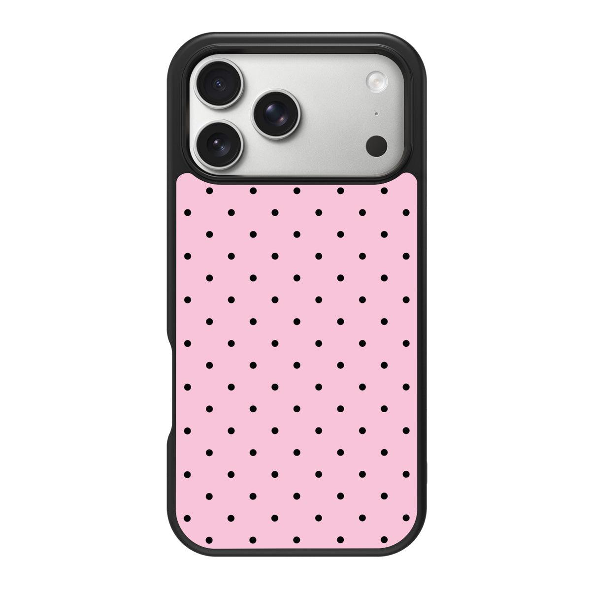 Pink Polka Dot iPhone 18 Pro Max Case – Veloria | MagSafe