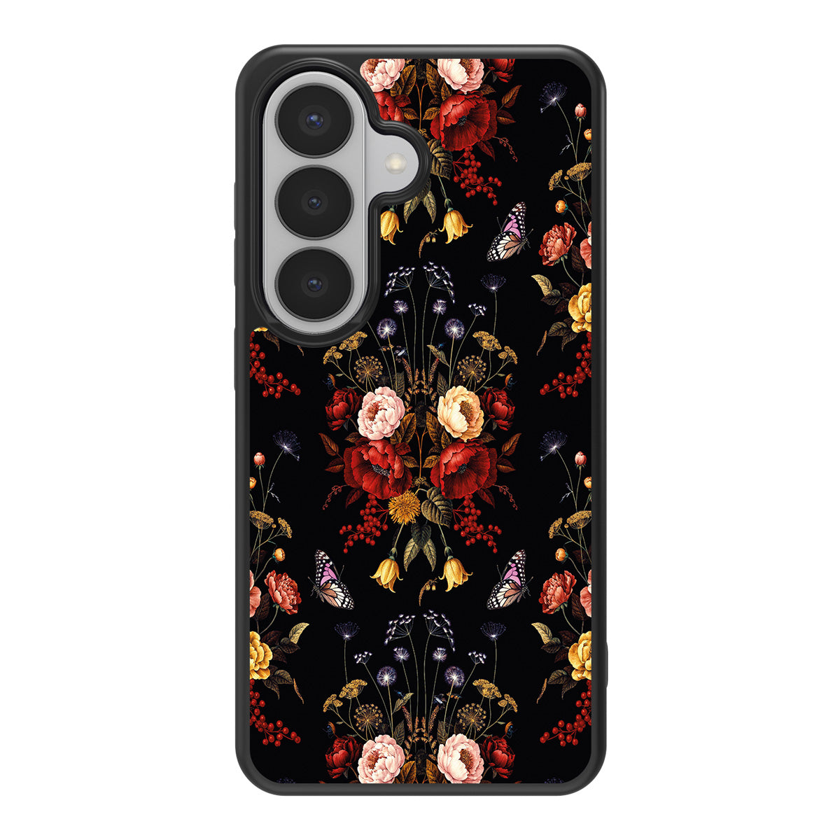 Kelmscott Bloom design back view – Samsung Galaxy S26 case