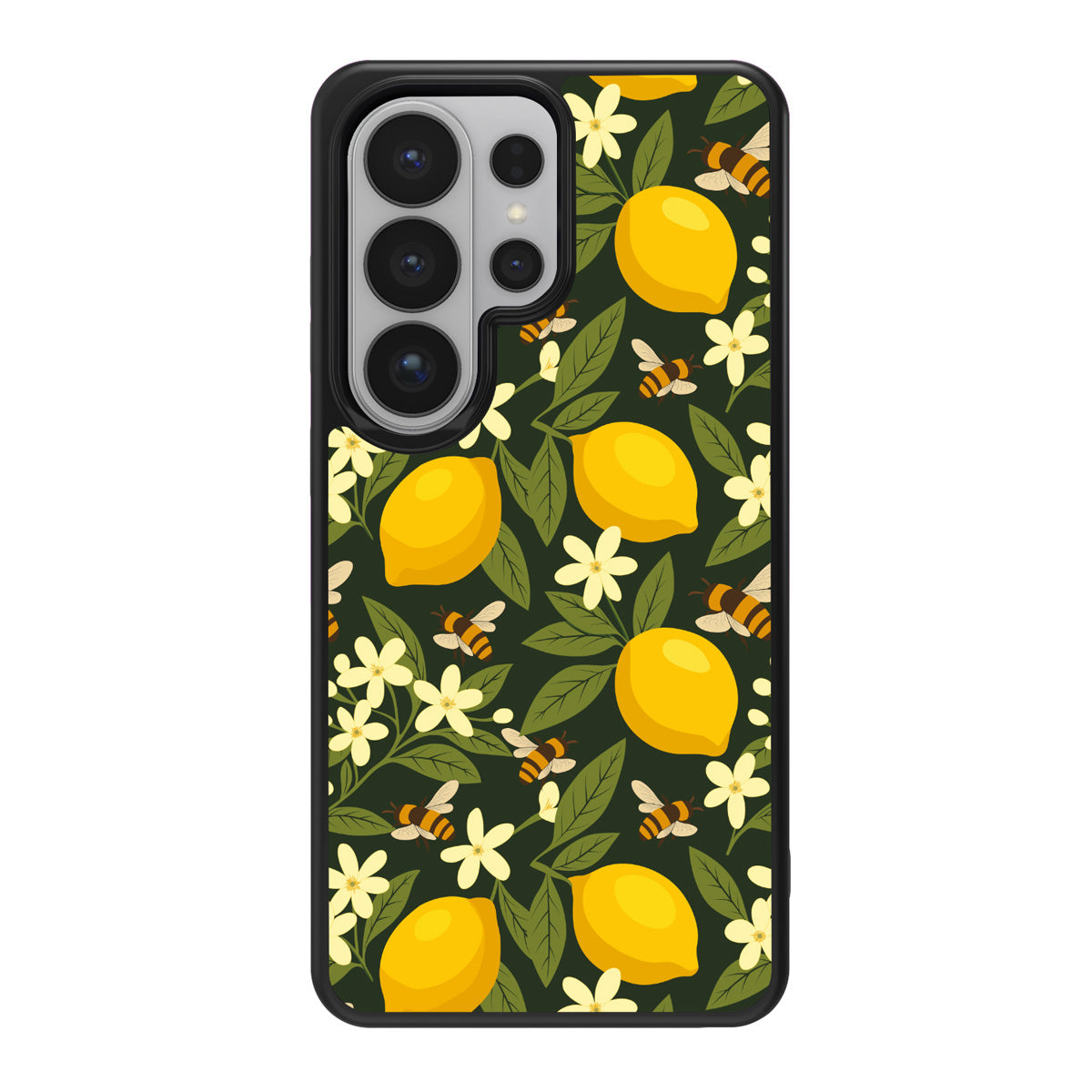 Lemon and Bees design back view – Samsung Galaxy S26 Ultra case