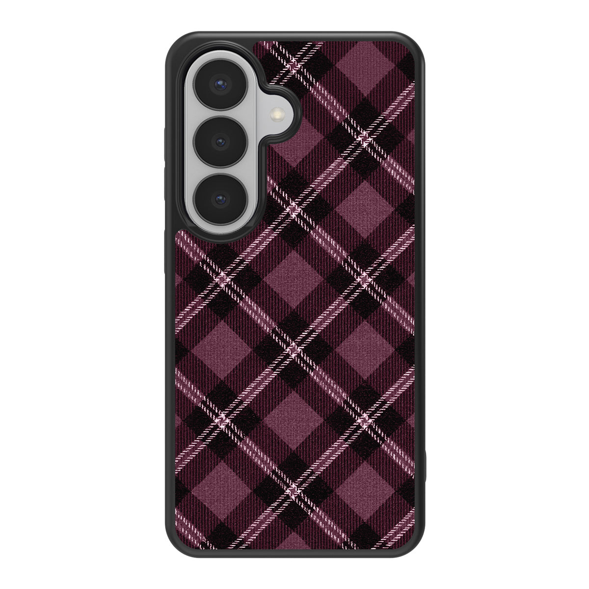 Merlot Weave design back view – Samsung Galaxy S26 case