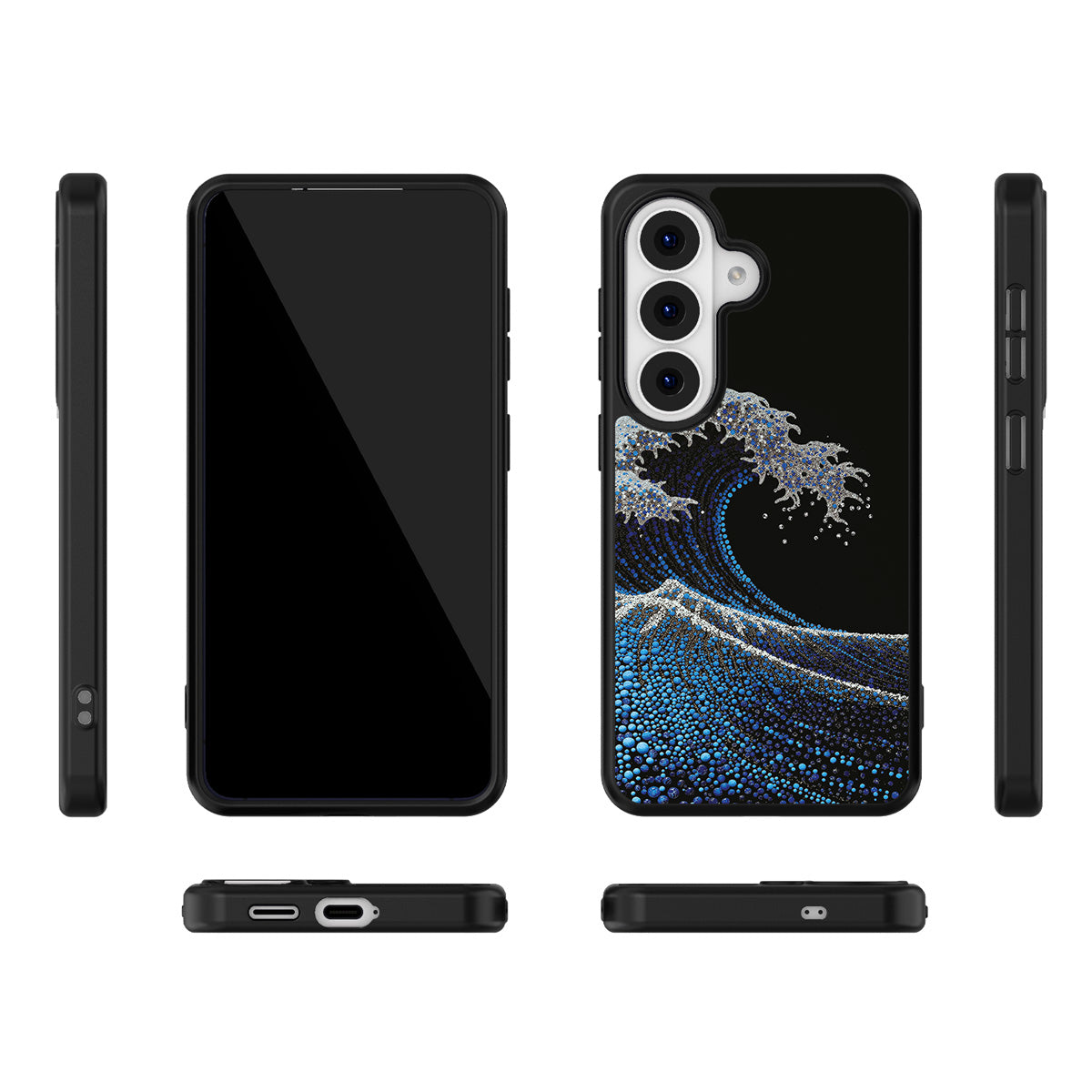 Midnight Tide Samsung Galaxy S26 case – multi-angle view