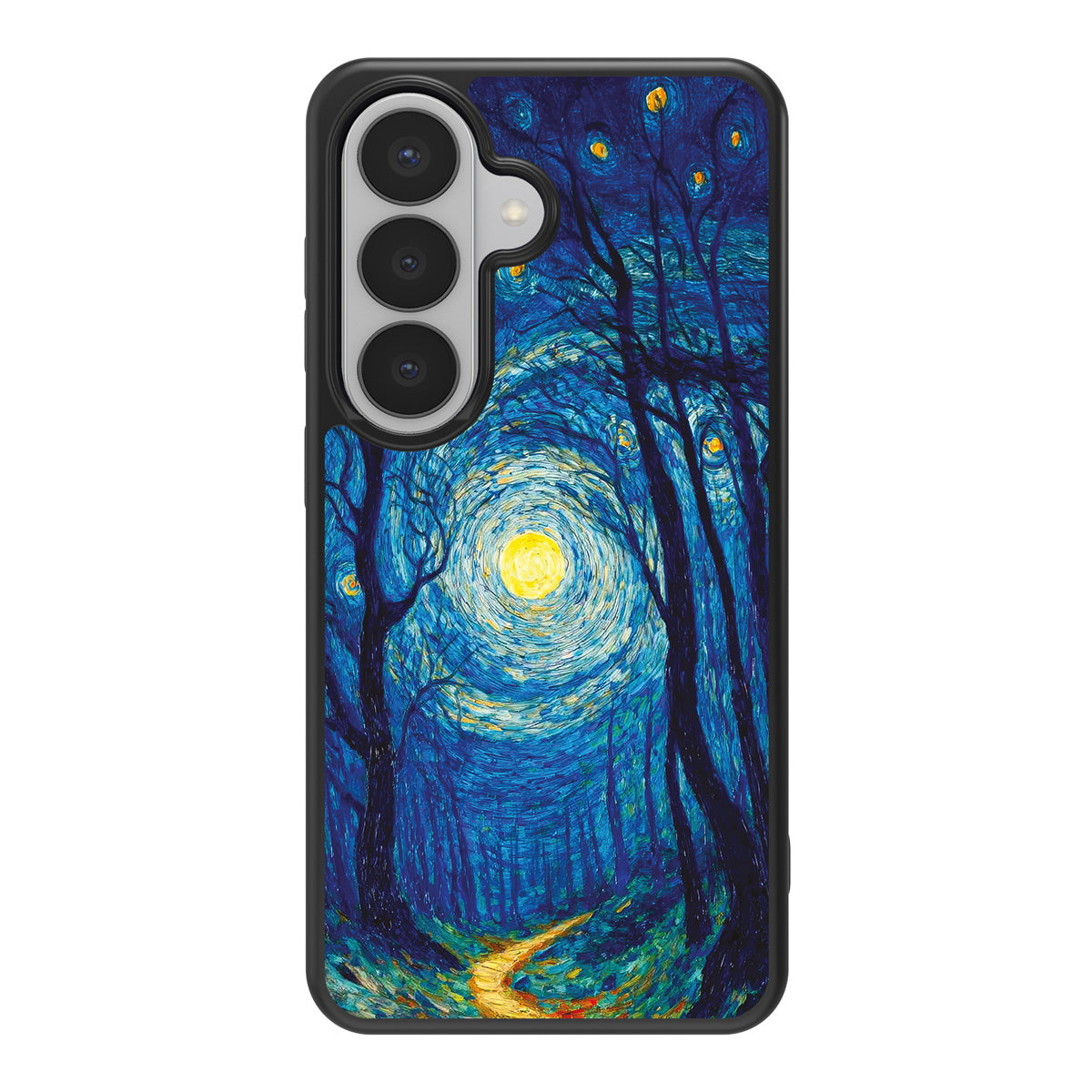 Moonlit Forest design back view – Samsung Galaxy S26 case