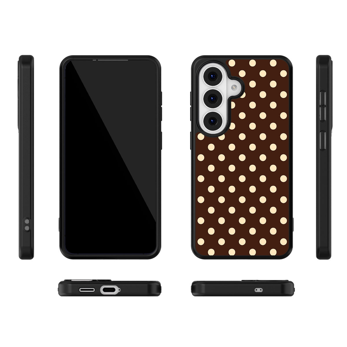 Nutty Choco Samsung Galaxy S26 case – multi-angle view
