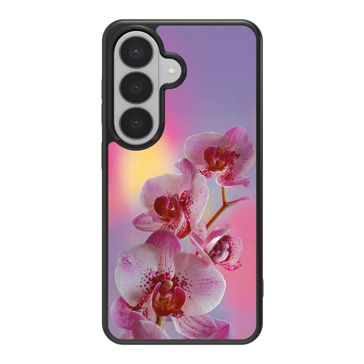 Orchid Dream design back view – Samsung Galaxy S26 Plus case
