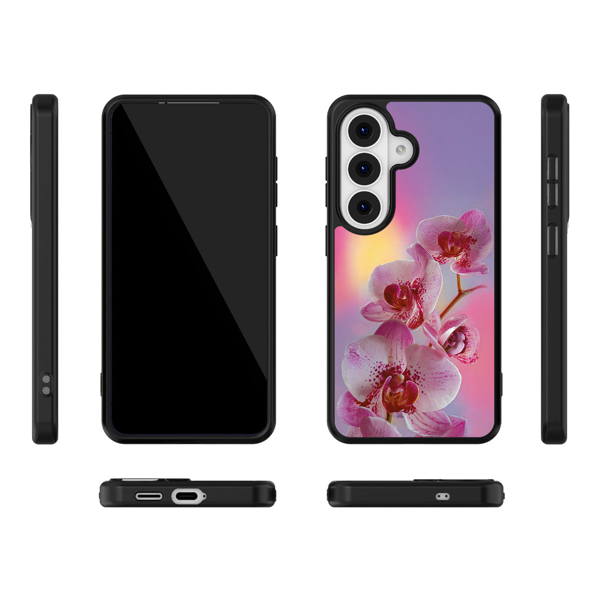 Orchid Dream Samsung Galaxy S26 Plus case – multi-angle view