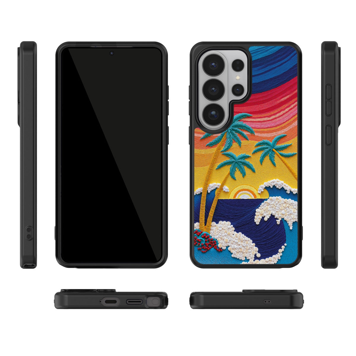 Paper Tropics Samsung Galaxy S26 Ultra case – multi-angle view