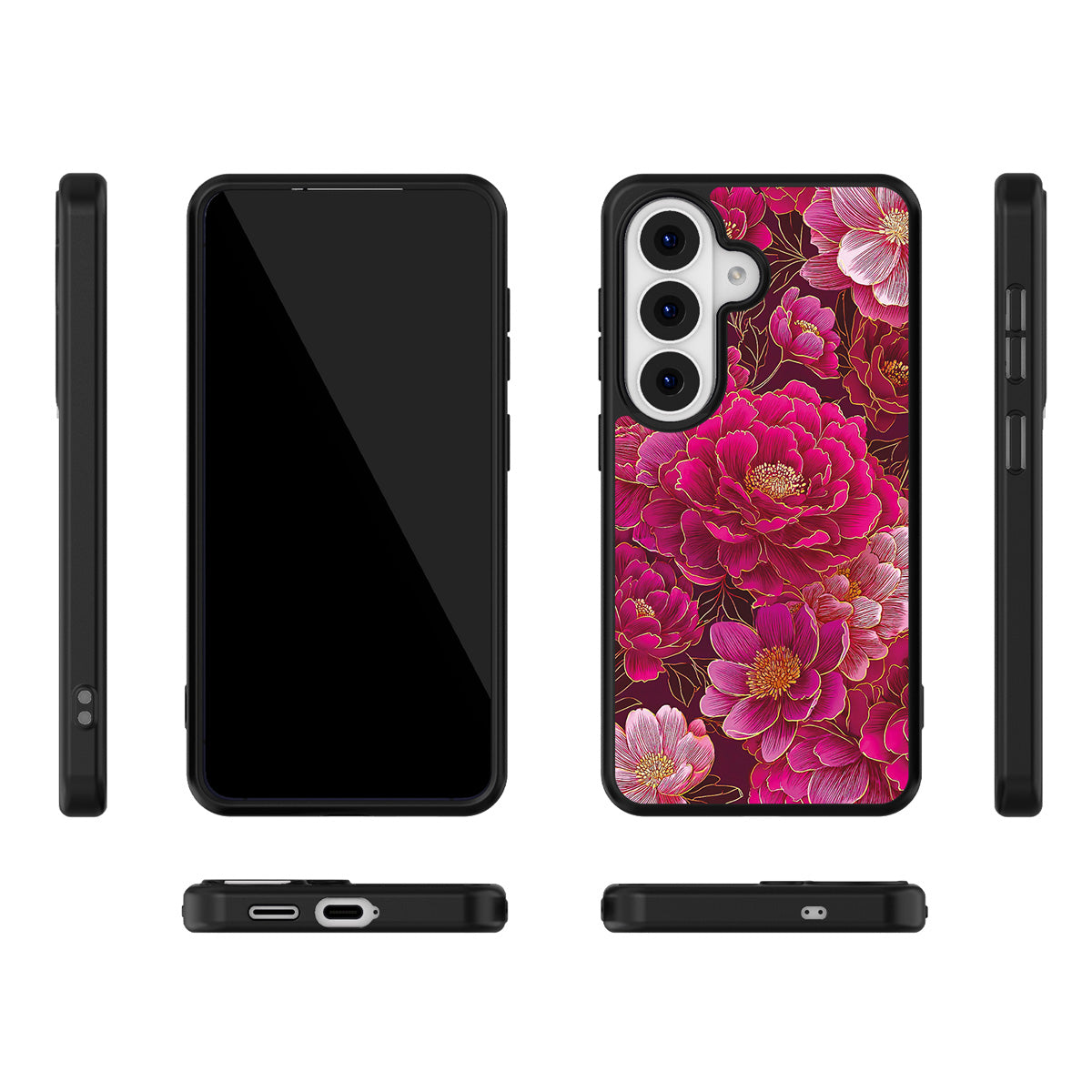 Pink Reverie Samsung Galaxy S26 Plus case – multi-angle view