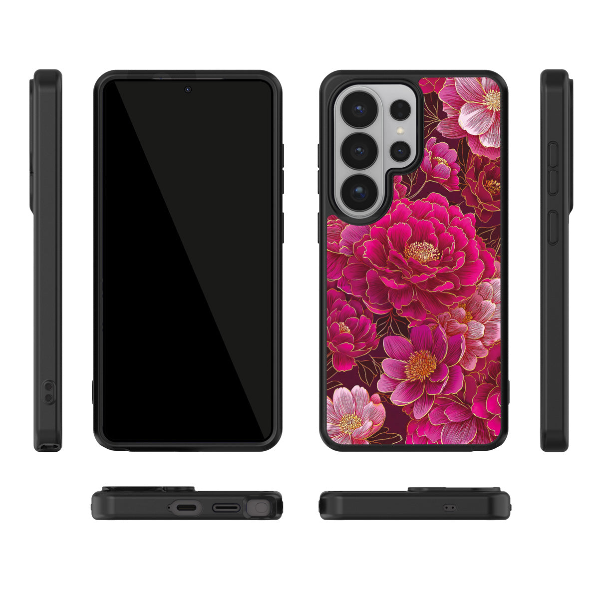 Pink Reverie Samsung Galaxy S26 Ultra case – multi-angle view