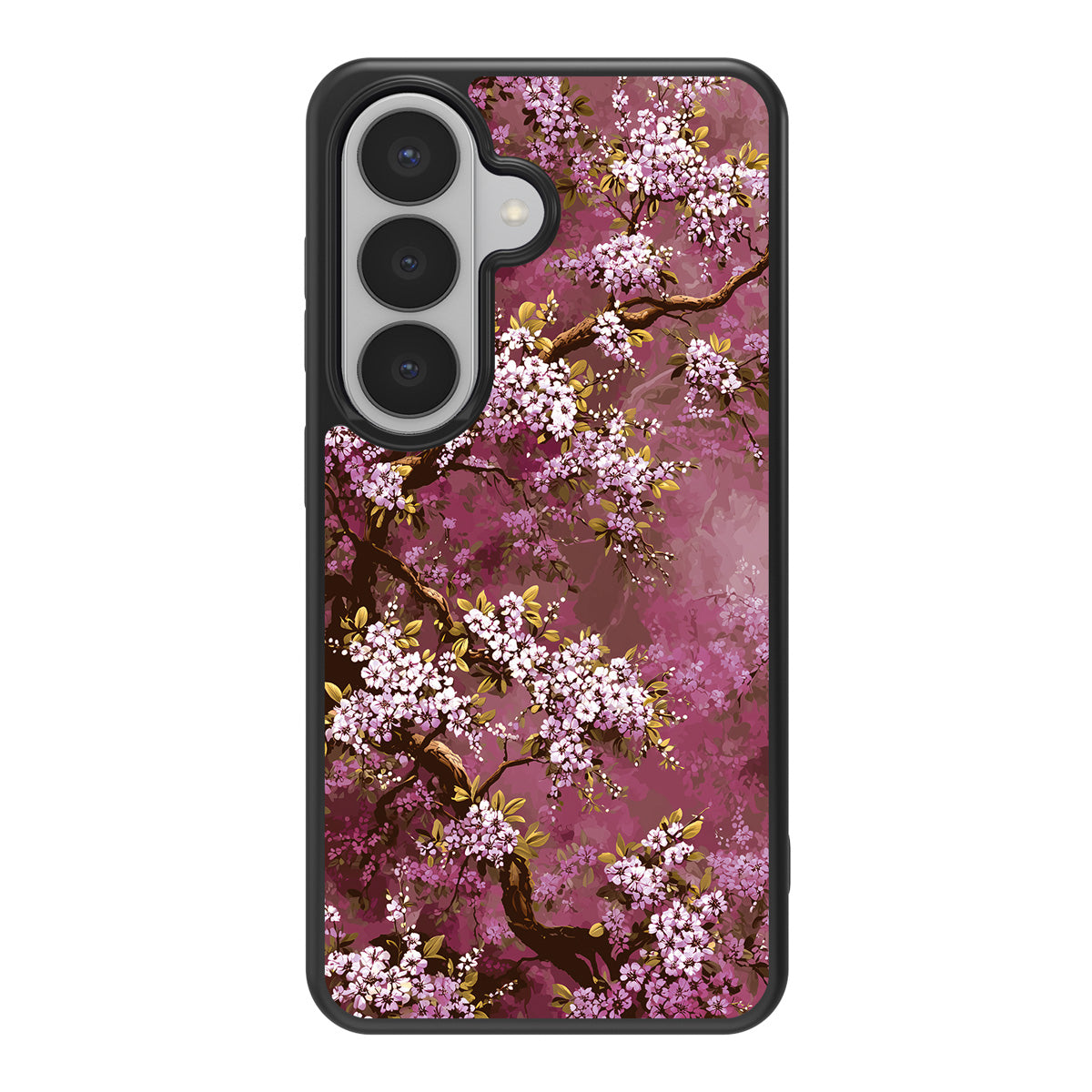 Rose Whisper design back view – Samsung Galaxy S26 Plus case