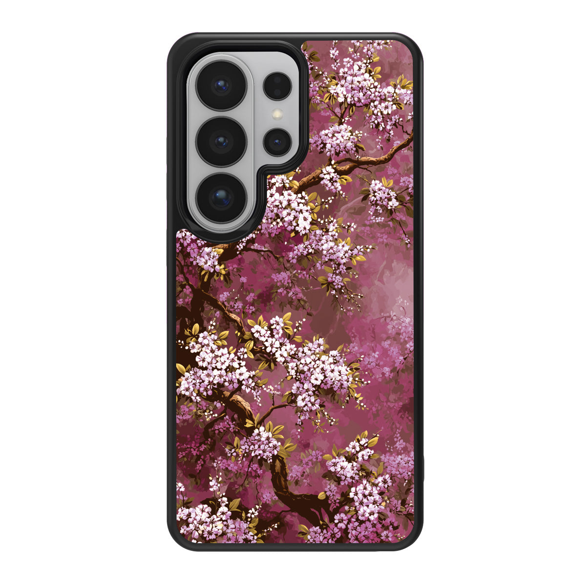 Rose Whisper design back view – Samsung Galaxy S26 Ultra case