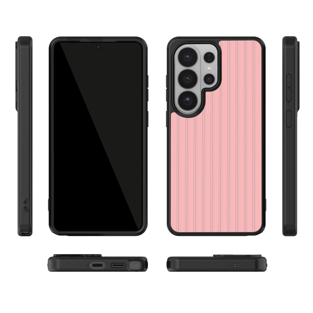Sorbet Pinstripe Samsung Galaxy S26 Ultra case – multi-angle view
