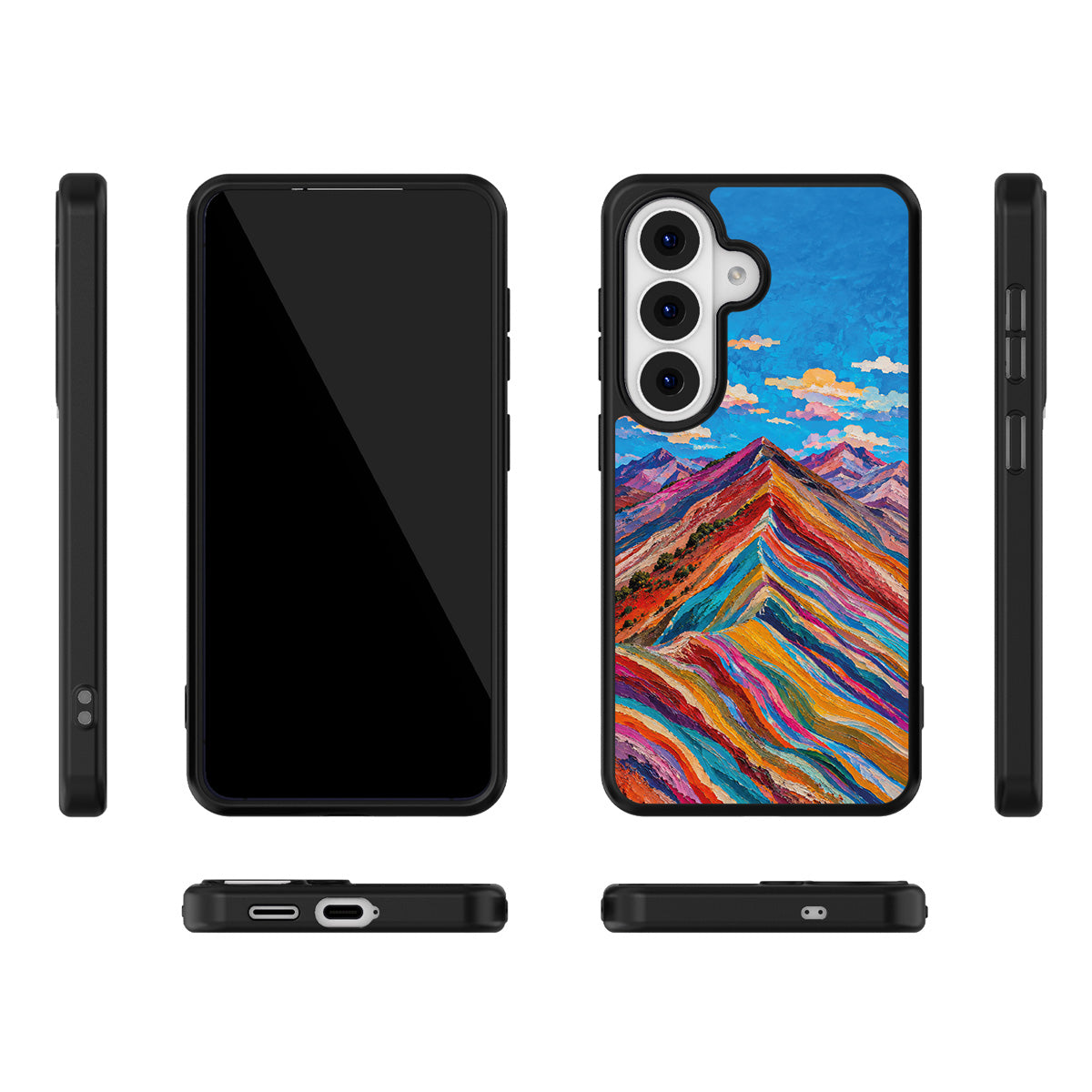 Spectrum Ridge Samsung Galaxy S26 Plus case – multi-angle view