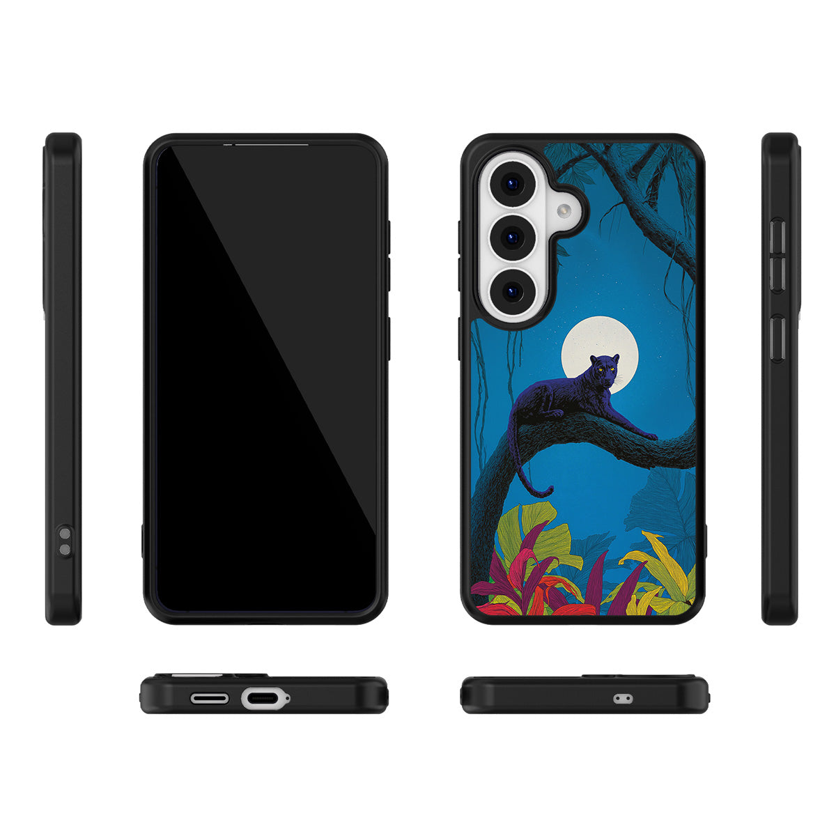 Tropic Panther Samsung Galaxy S26 Plus case – multi-angle view