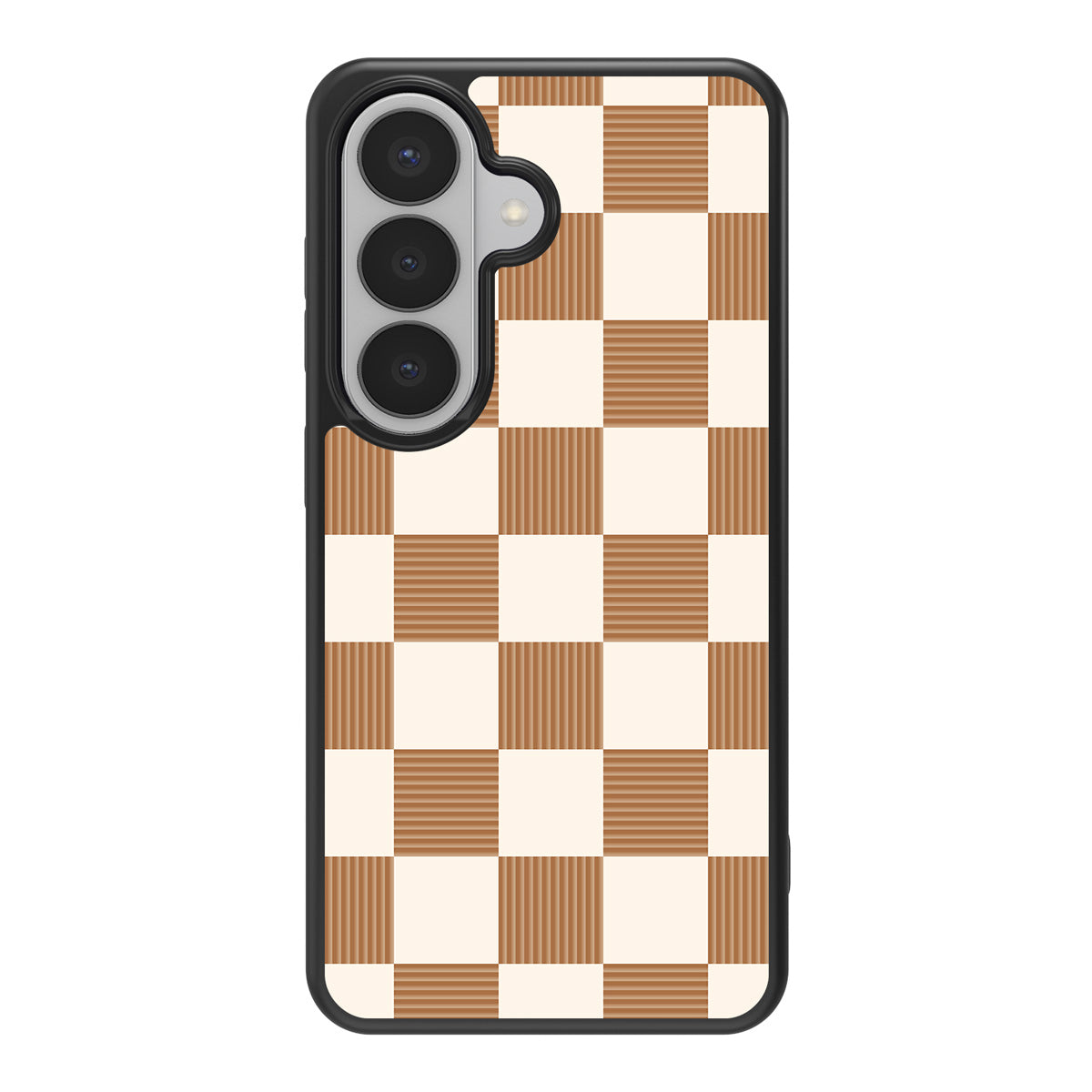 Vintage Mocha design back view – Samsung Galaxy S26 case