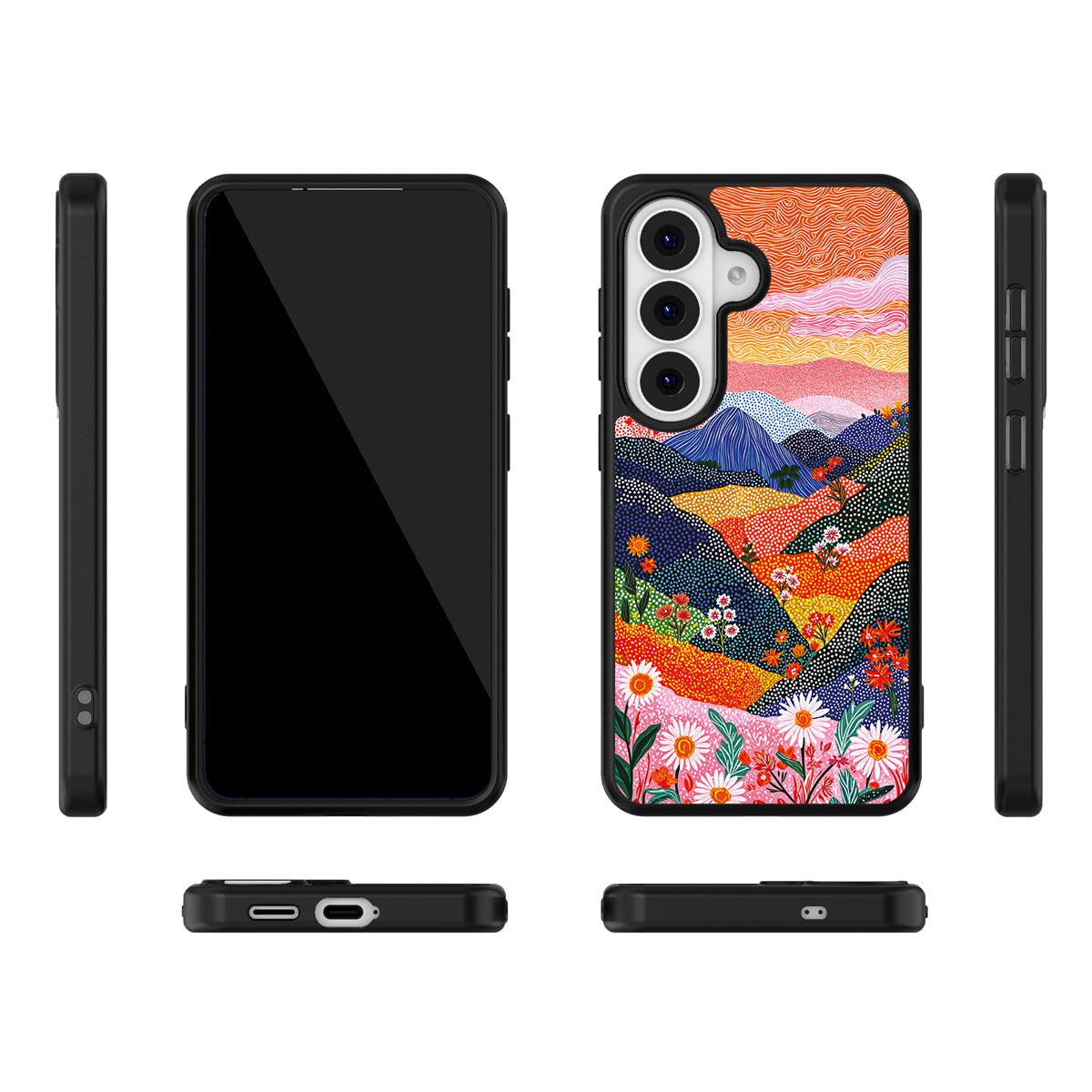 Wildflower Valley Samsung Galaxy S26 Plus case – multi-angle view