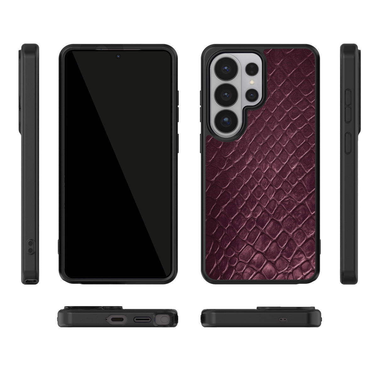 Wine Python Samsung Galaxy S26 Ultra case – multi-angle view