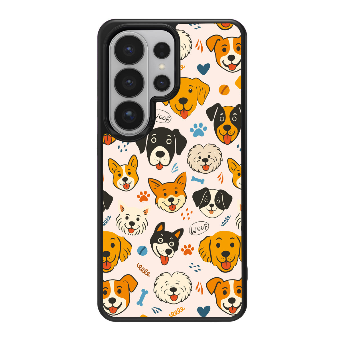 Woof Squad design back view – Samsung Galaxy S26 Ultra case